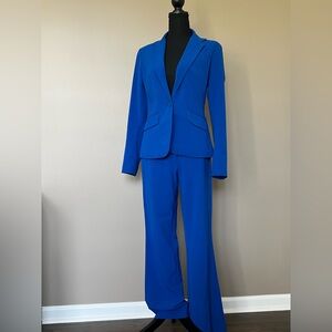 New York & Company Blue Pantsuit Professional Style